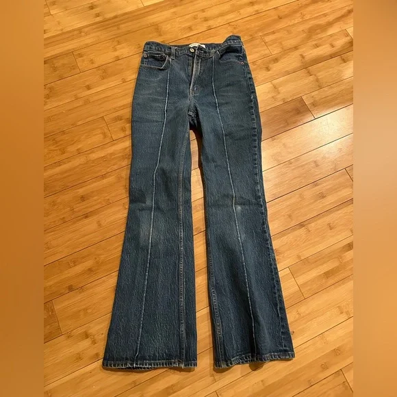 Abercrombie & Fitch the vintage flare high rise size 27 - Picture 3 of 5
